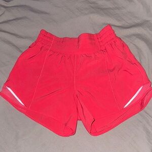 lululemon athletica Hot Pink Women's Athletic Shorts